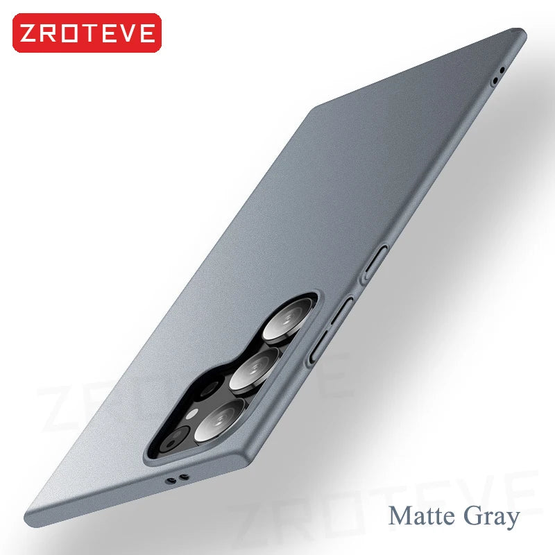S25 Ultra Case Zroteve Slim Hard PC Matte Cover For Samsung Galaxy S25 Edge S24 S23 FE S22 S21 S20 S10 E Note 20 10 Plus Cases