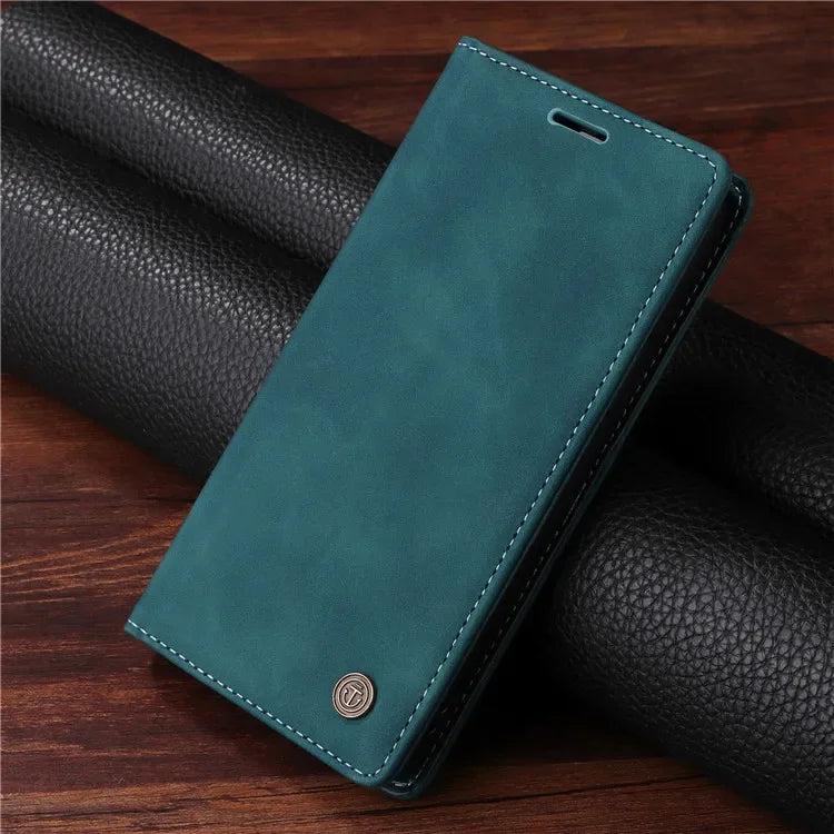 Leather Flip Phone Case For Samsung Galaxy S10 Plus S20 S21 FE S22 S23 S24 S25 S26 Ultra Note 20 Ultra Luxury Wallet Cover