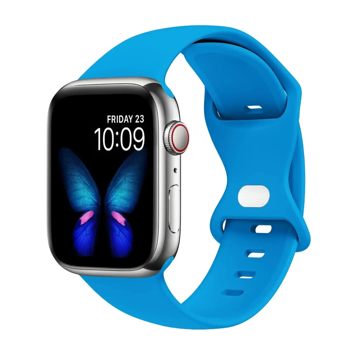 Sport Bands for Apple Watch Strap Ultra SE Series 10 4 3 46mm/38mm/40mm/45mm 49mm 41mm/42mm/44mm Silicone iWatch Band 9 8 7 6 5