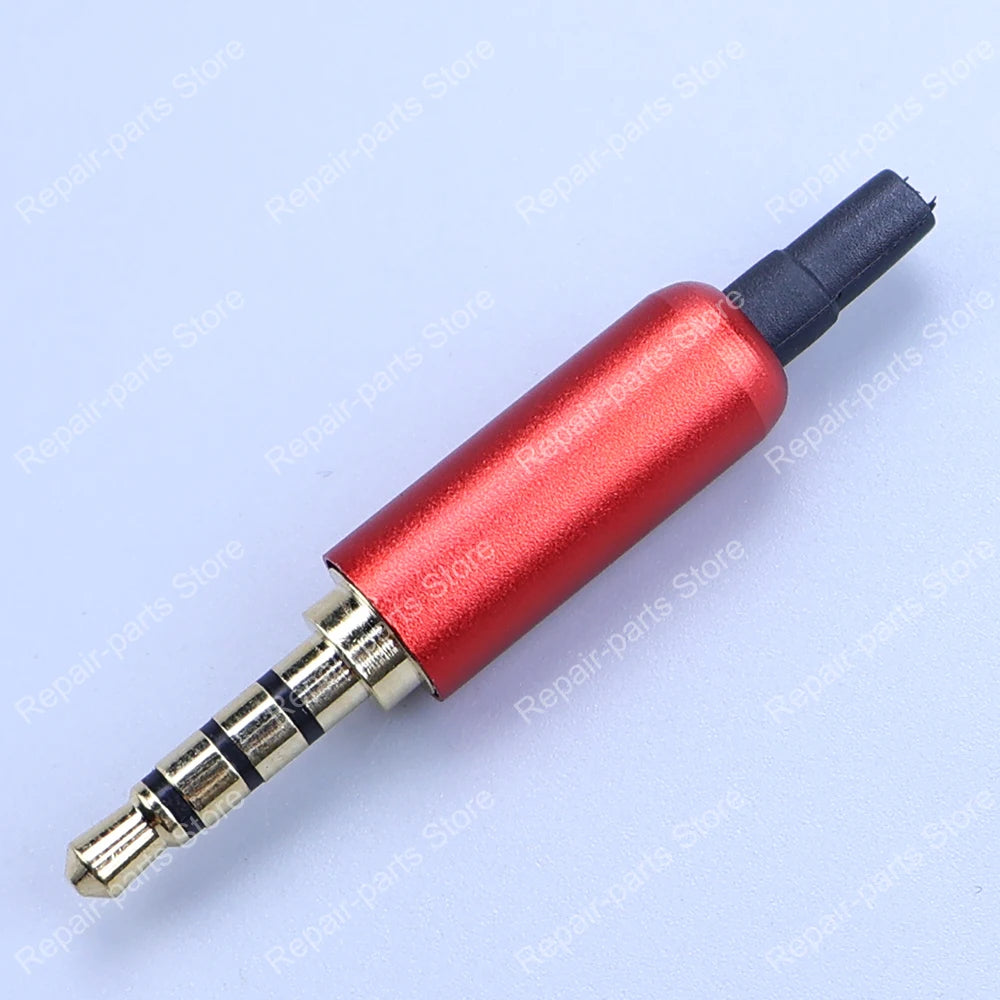 JCD 3.5MM Stereo Headphone Plug 2/3/4 Pin Male Gold-Plated Audio Adapter Set Speaker Headphone Jack AUX Solder Wire Connector