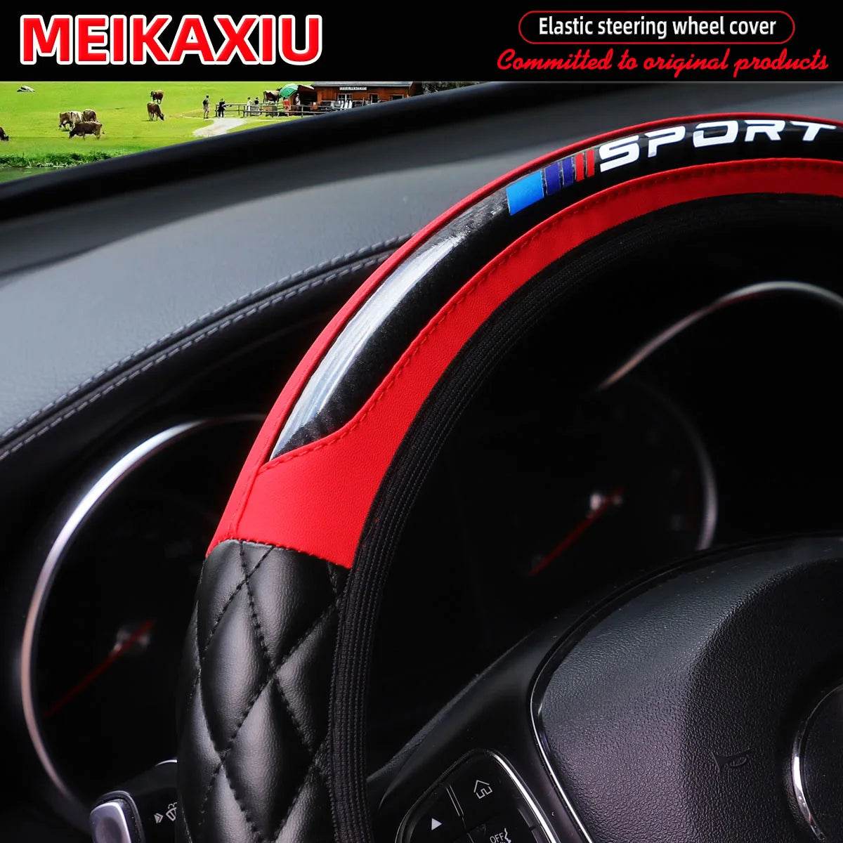 The New Crystal Carbon Fiber Sport Car Comes With a Universal Disc Cover Without Inner Ring for All Seasons