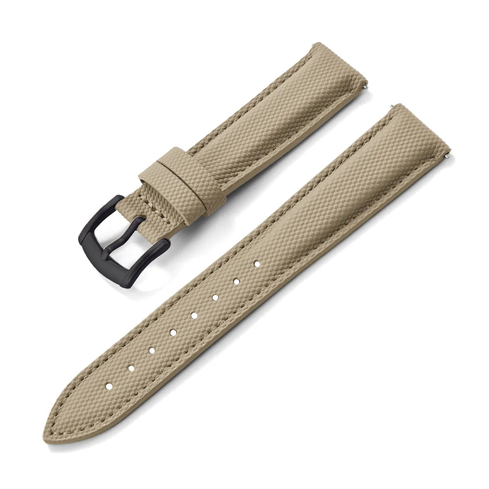 NATOBELT Sailcloth Watch Strap 18mm 19mm 20mm 22mm PVC Watch Strap Nylon Watchband Quick Release Sport Wristband Accessories