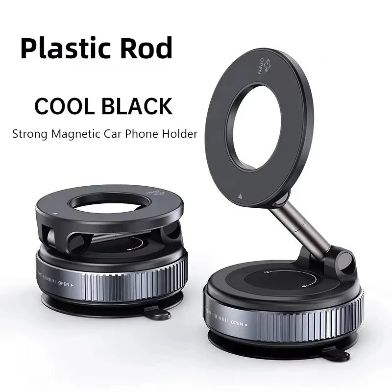 2pcs New 360° Adjustable Vacuum Suction Magnetic Bracket Car Phone Holder for Magsafe IPhone