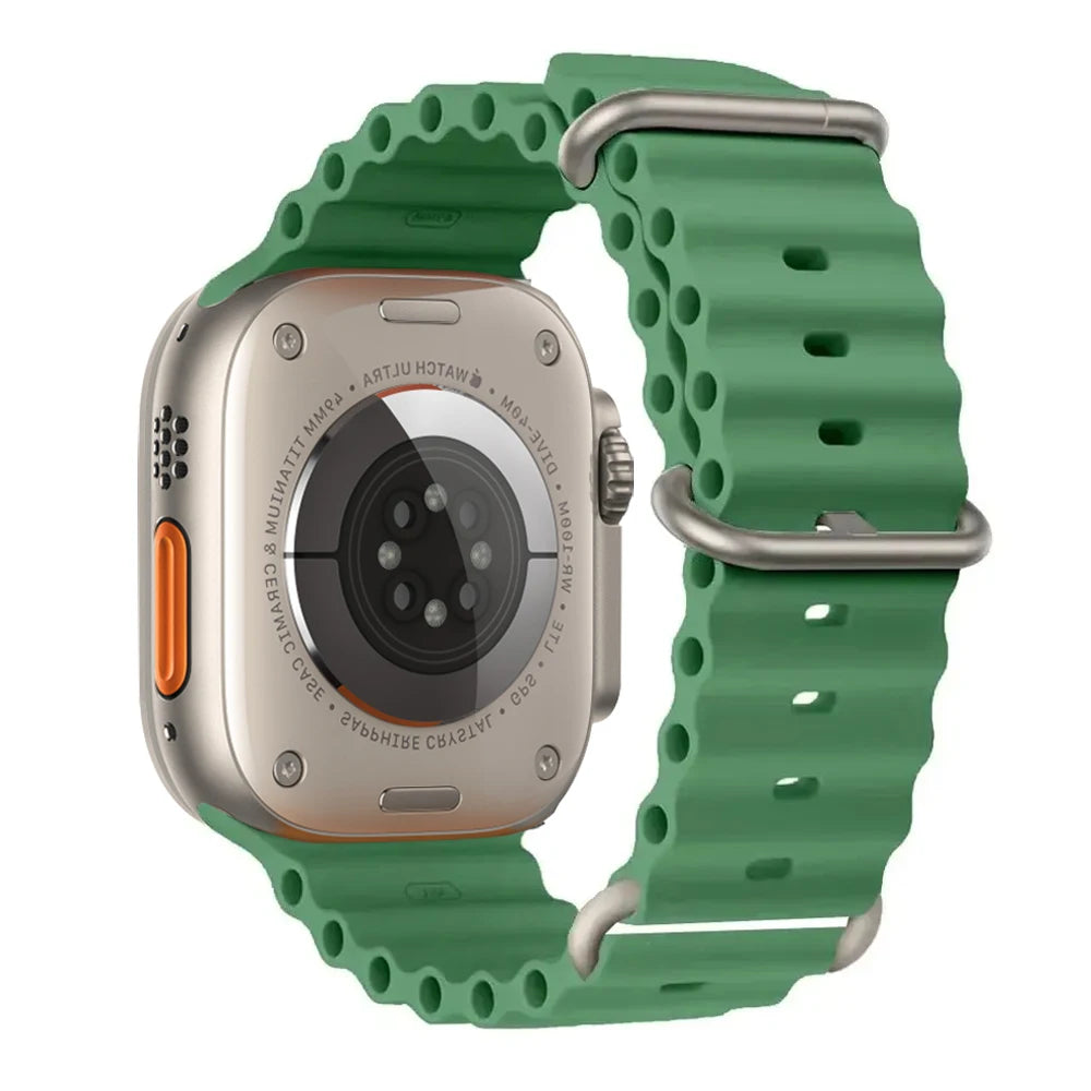 Ocean Band for Apple watch Ultra 3 Series 11 10 9 7 8 6 SE 49mm 45mm 46mm 42mm 44mm 40 41 Silicone bracelet correa iWatch Strap