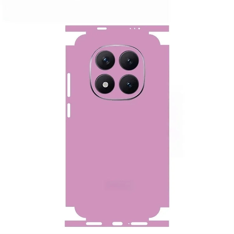 Plain Color Pattern Matte Film Skin Phone Back+Sides Sticker For XIAOMI Redmi Note 15 14 13 Pro Full CoverWrap