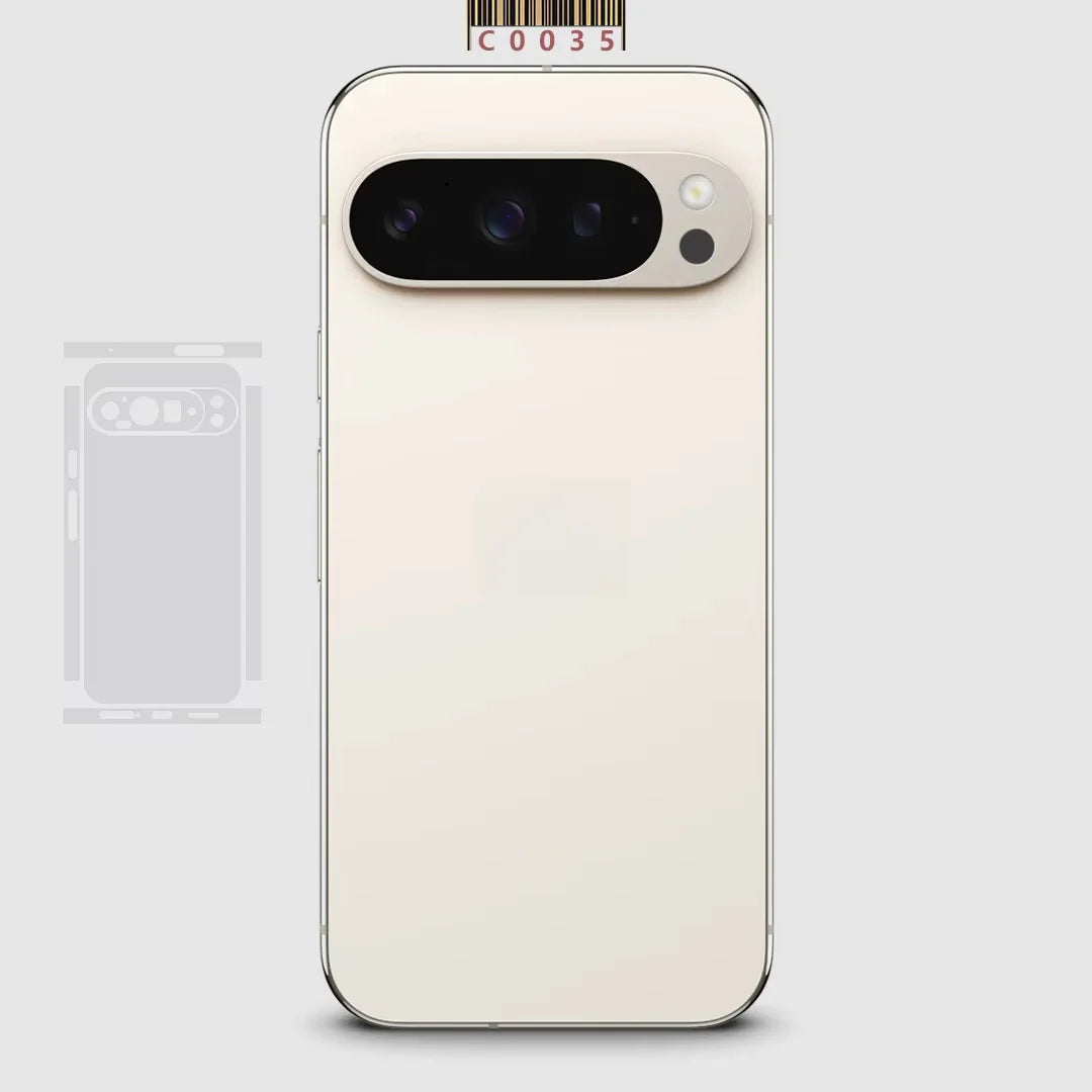 C002 Skin Full Wrap New Xray Design Sticker Plain Color Phone Full Protection Cover Decal Premium For Google Pixel 9 Pro