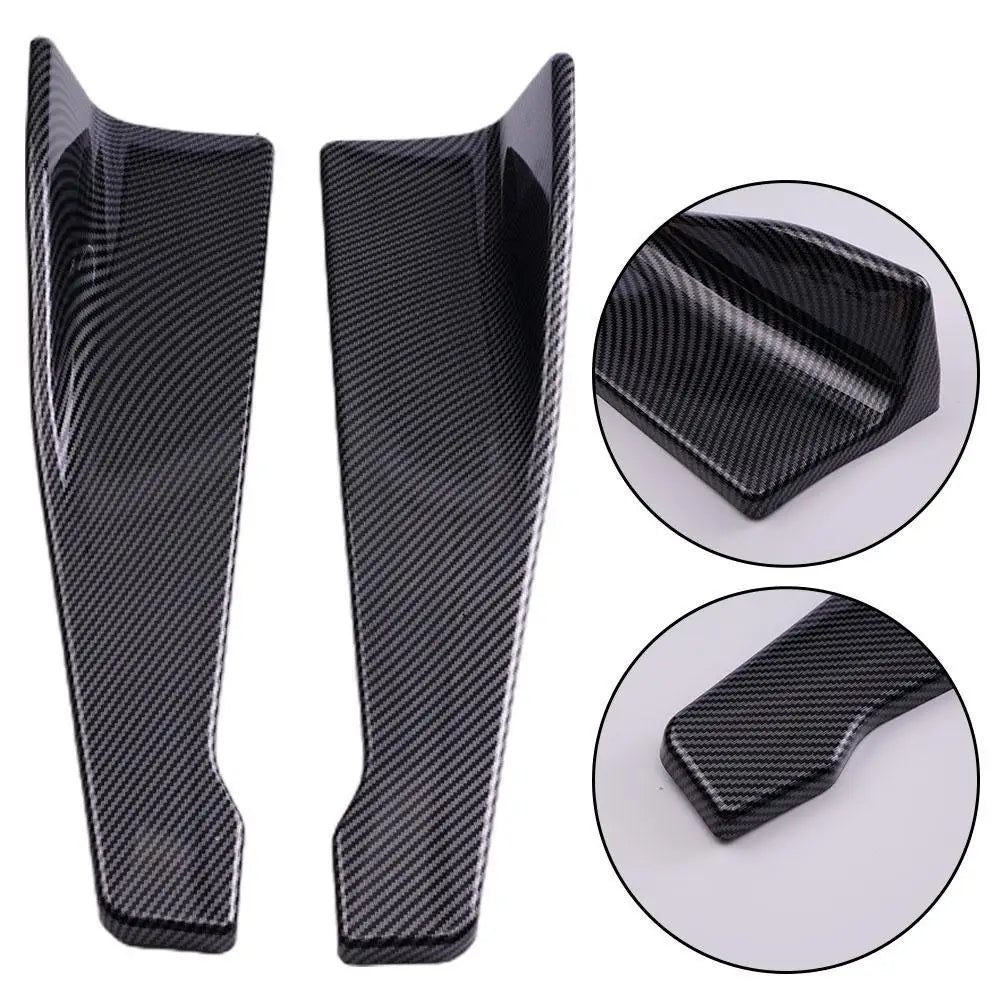 1 Pair Car Rear Corner Protection Plate Car Side Skirt Cover Car Corner Bumper Guards With Screws 48CM For Audi BMW Accessories