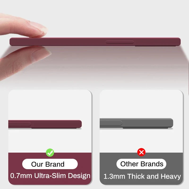 Original Soft Silicone Phone Case For iPhone 17 16 Pro Max 15 14 13 12 11 Pro Max Mini X XR XS 7 8 Plus SE Back Cover Cases