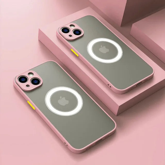 For Magsafe Magnetic Cover For iPhone 14 13 16 15 Pro Max Mini XS XR 14 Plus Shockproof Charging Case on iphone 14 Pro Max Cases
