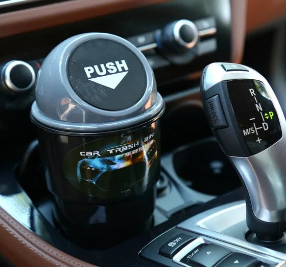 Car Trash Can Car Door Seat Back Garbage Storage Fashion Creative Water Cup Holder Storage Bucket