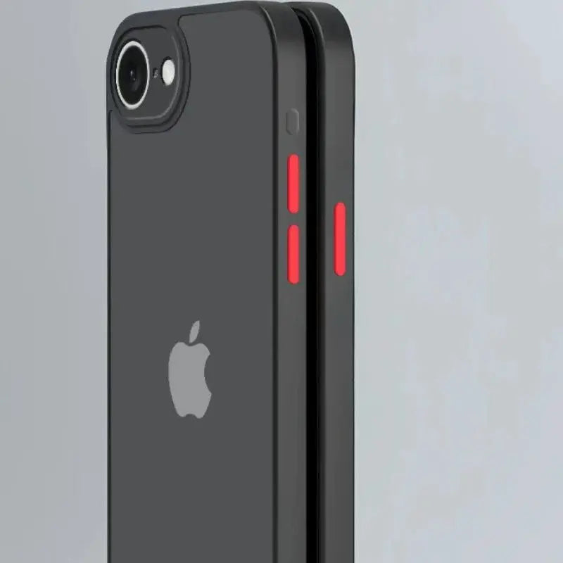Shockproof New Armor Bumper Phone Case for iPhone 17E 16E Hard PC Cover Soft Bumper 2 in 1 Fashion Case iphone17e iphone16e Capa