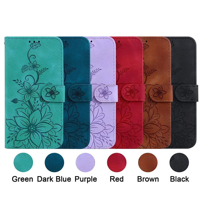 Leather Phone Case For Samsung Galaxy S10 Lite S10 S9 S8 Plus S10e S7 EDGE S6 Wallet Lanyard Cover