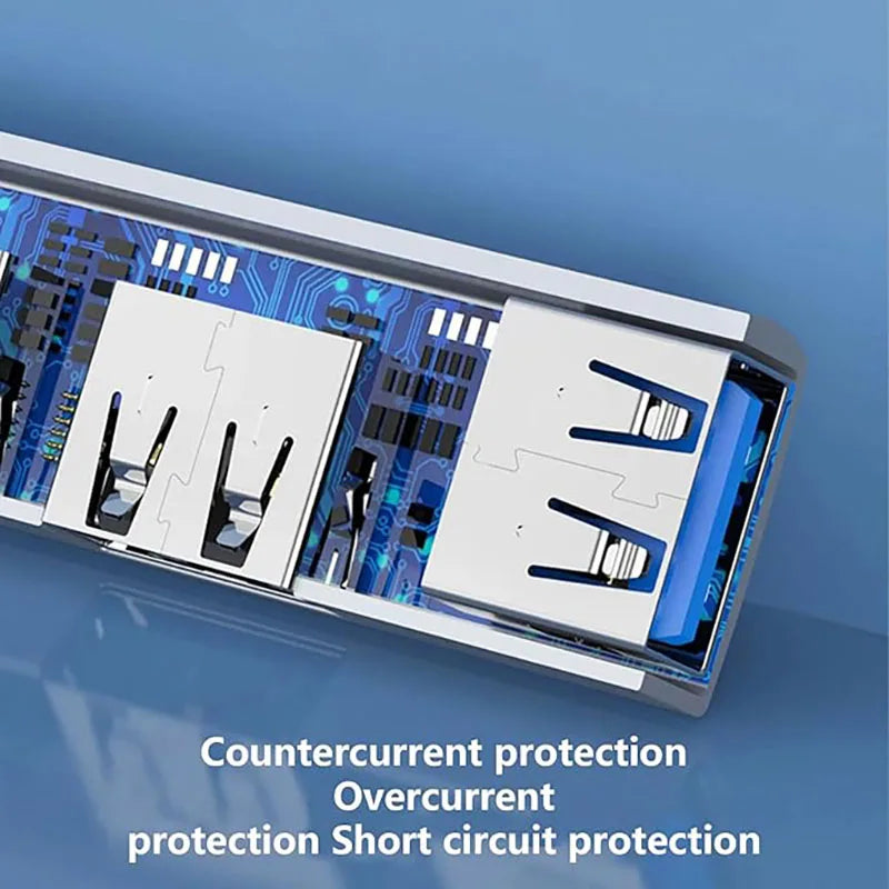 3 in 1 USB HUB OTG USB 3.0/Type-C 3.0 To 3 USB USB Splitter Hub Speed 5.0Gbps 3 Port Type C HUB for PC Laptop Notebook