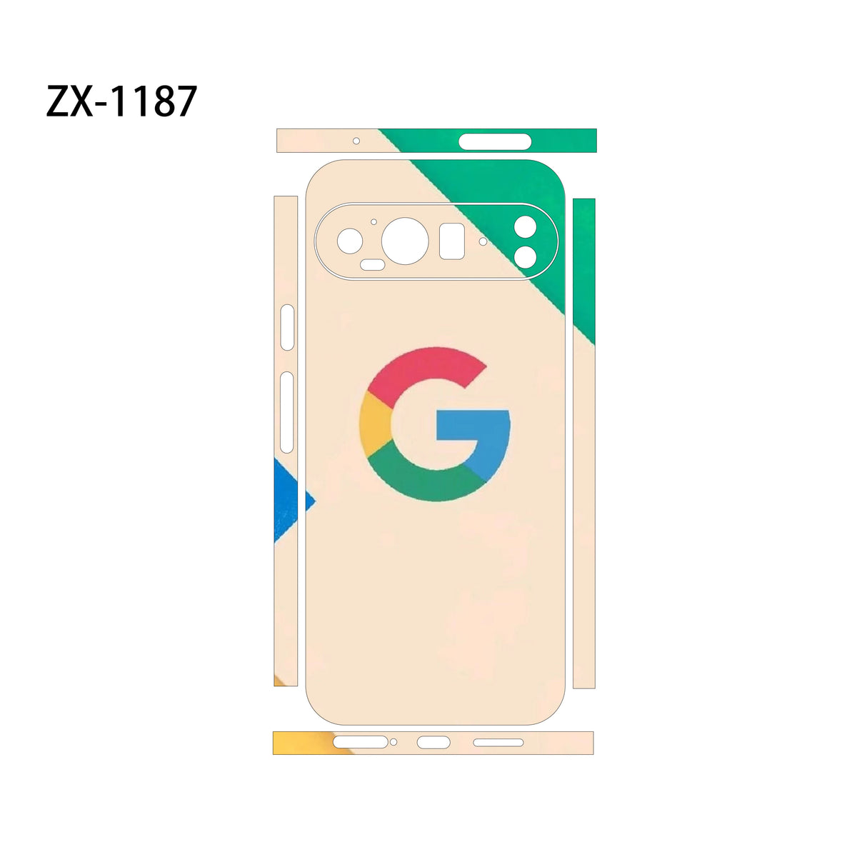 Colorful Decal Skin for Google Pixel 10 9 8 7 Pro 6 6pro Back Screen Protector Film Cover Case Macaroon Wrap Matte Sticker