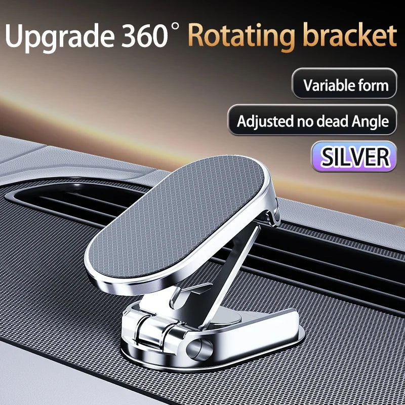 360° Rotation Magnetic Car Phone Holder Stand Adjustable MINI GPS Mount in Car Dashboard For iPhone 16-12 Samsung Xiaomi Bracket