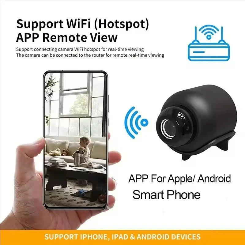 X5 1080P Mini Night Vision Wireless Surveillance Camera Lightweight Clear Portable Motion Detection Premium Quality NEW 2026