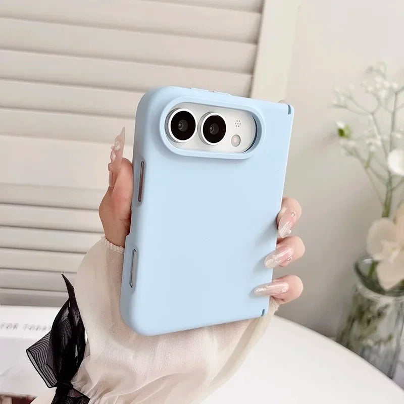 Luxury silicone For Magsafe Magnetic phone case, for iPhone Duo anti drop protective case, supports wireless charging Cover
