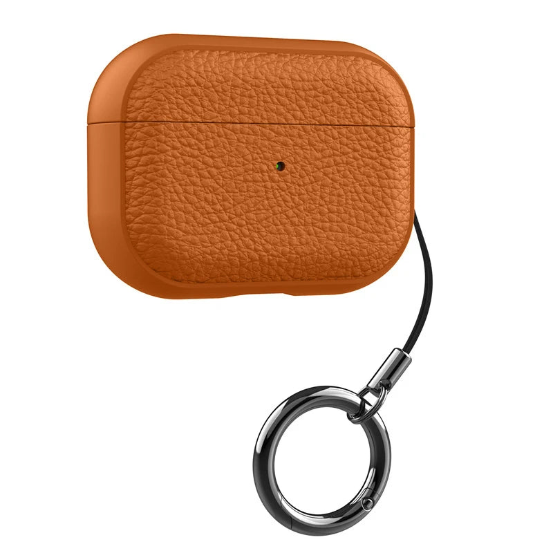 TPU Leather Case For AirPods 4 3 2 1 Earphones Protective Cases For Apple Air Pods Pro 1st 2nd Gen Cover Headset Shell With Hook