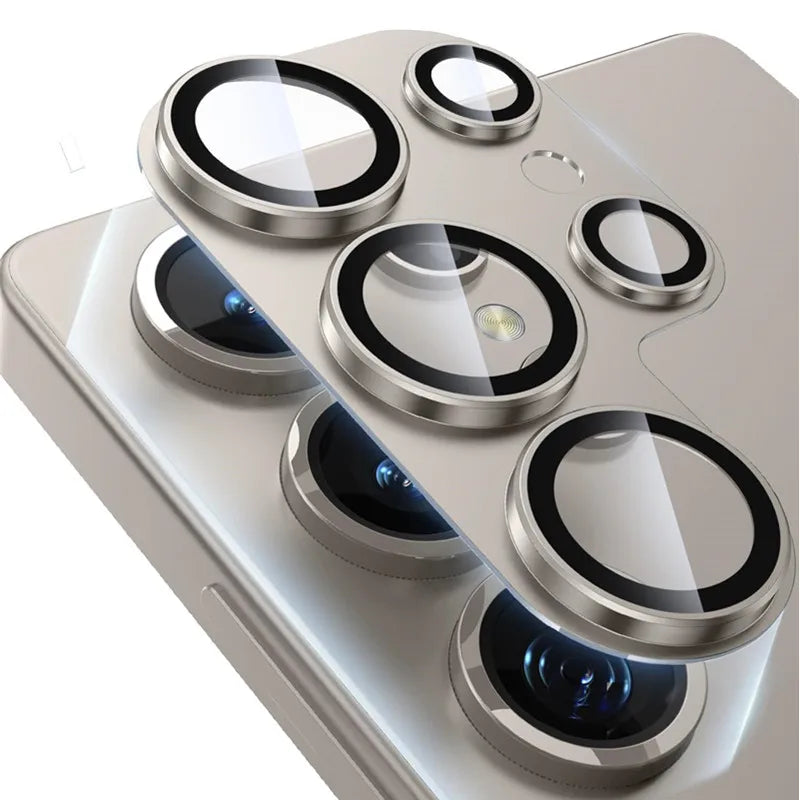 Metal Camera Lens Glass Protector for Samsung Galaxy S25 S24 S22 Ultra S23 Plus S25Ultra S25+ S 25 Glass Lens Cover Accessories