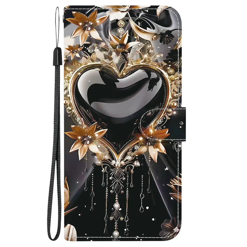 Note 10 20 Ultra S20 S10 Lite Flip Case Floral Leather Wallet Funda for Samsung Galaxy S20 FE Case Samsung S10e S9 Plus S 9 8 +