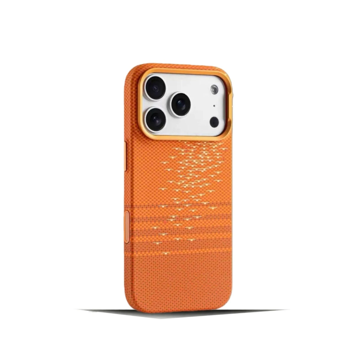 Carbon Fiber Fibre Relief Magnetic Case For iPhone 16 15 14 Pro Max 17 Magnetic Wireless Charging Alloy Lens Shockproof Cover