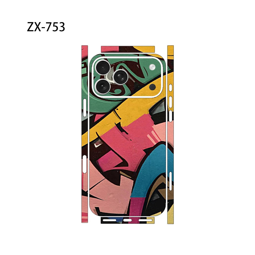 Oscar Skin Wrap Decal Vinyl Sticker Full Cover Back Film for iPhone 17/16/15/14/13 pro pro Max - Protective Skin Decal