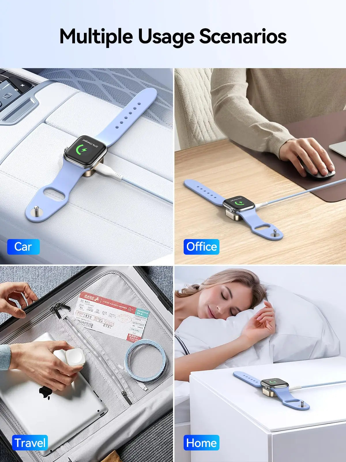 For Apple Watch Charger USB Type C Magnetic Wireless Fast Charging Cable for iWatch Series 11 10 9 8 7 6 5 4 3 2 1 Ultra Edition