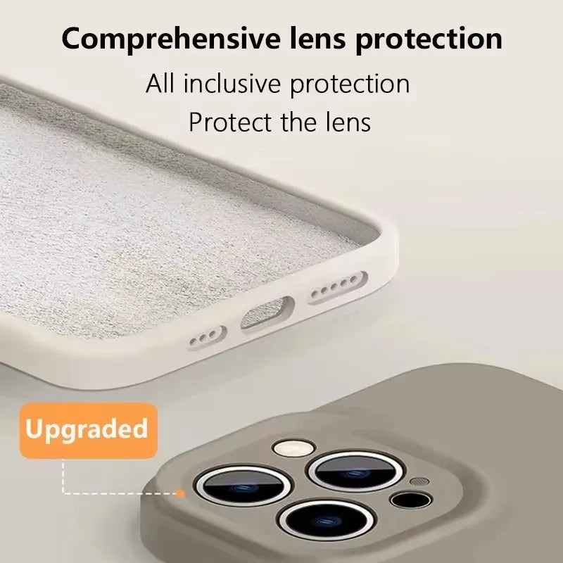 Magnetic Liquid Soft Silicone For Magsafe Case For iPhone 17 Air 16E 17E 16 Plus 15 14 13 12 11 Pro X XR XS Max Shockproof Cover