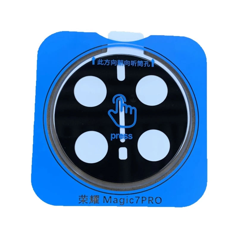 3D Camera Protectors for Honor Magic V6 V5 Magic8 Magic7 Pro Lite RSR X70 X9D X9C Tempered Glass Lens Cover Locator Installation