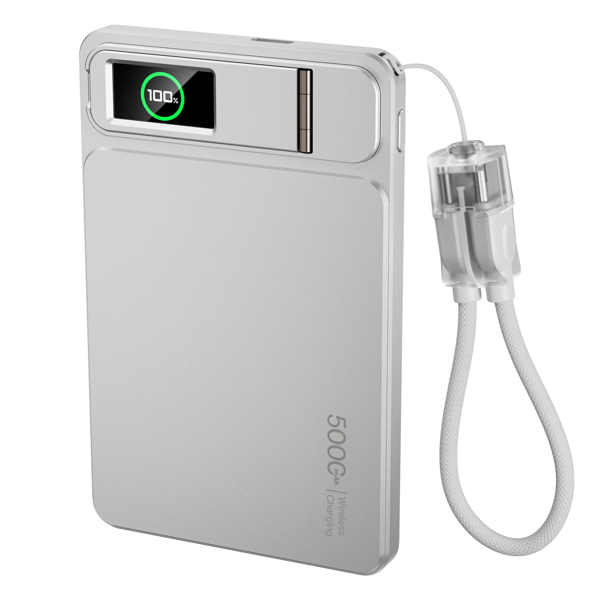 CCC 10000mAh Slim Power Bank for MagSafe Compatible Magnetic Wireless 20W Fast Charging Portable Battery for iPhone 12-17 iWatch