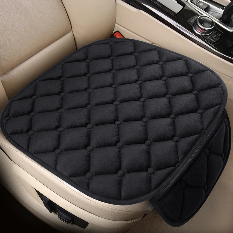 Car Seat Cover Protector Universal Winter Warm Auto Seat Cushion Rear Seat Cushion Protection Covers Back Cushion Three Piece