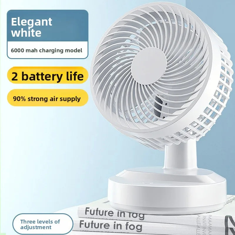 5 6 8 Inch USB Powered Mini Desktop Fan Strong Wind Quiet Portable Table Cooling Fan For Office Bedroom Dorm Student Home Use