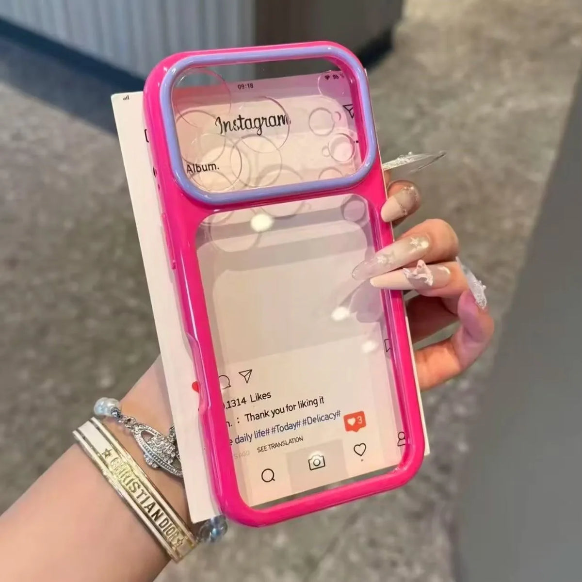 Luxury Candy Color Contrast Transparent Case For iPhone 17 16 15 Pro Max 14 Plus 11 12 13 Clear Ultra Slim Shockproof Ins Cover