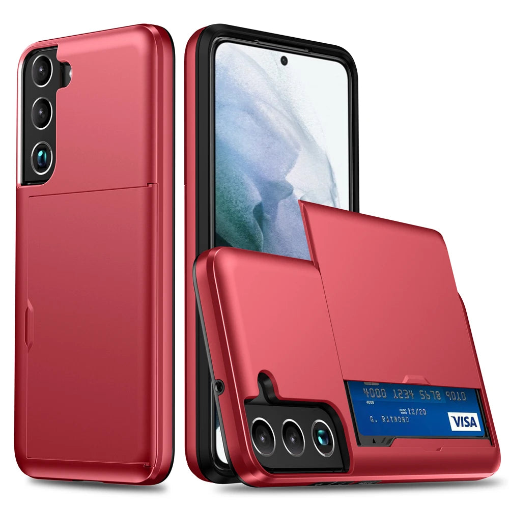 Wallet Cover For Samsung Galaxy S22 S20 S21 FE S10 Plus Case With Card Holder Shell For Galaxy S10e S22+ S21+ S22 Ultra 5G Funda