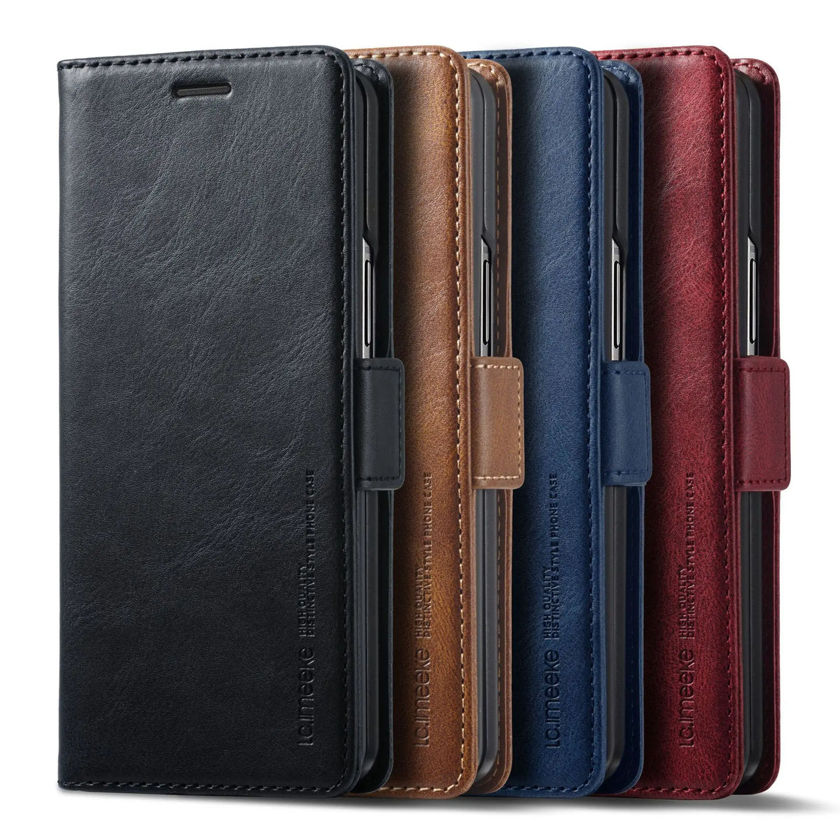 Business Leather Case For Samsung Galaxy Z Fold 8 Ultra 7 6 5 4 3 Z Fold7 Magnetic Flip Protective Card Solt Wallet Phone Cover