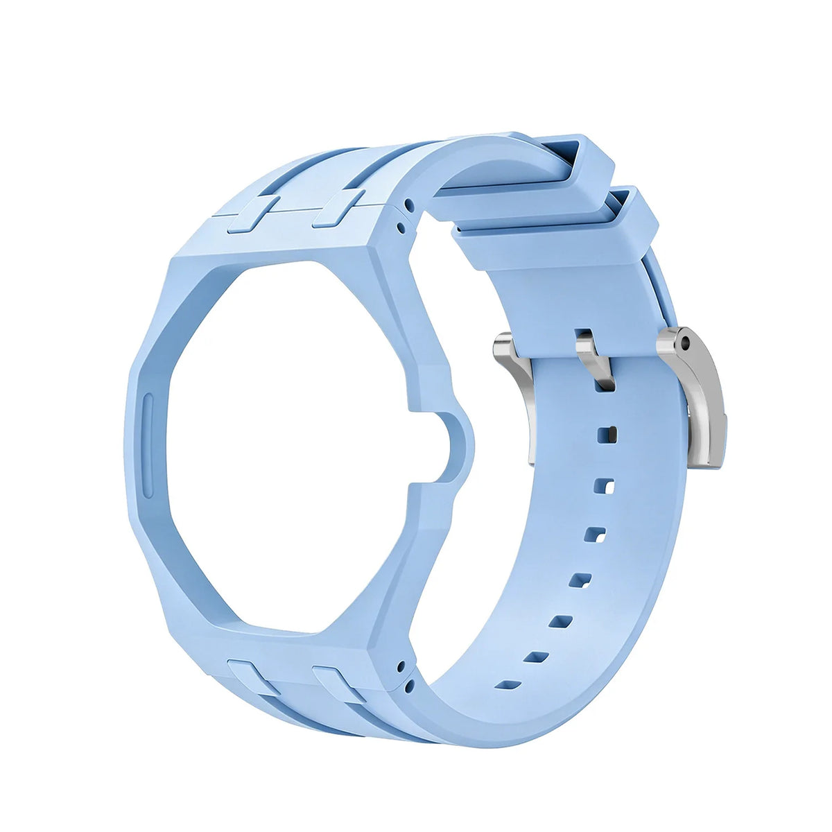 Bioceramics Watch Case+Silicone Band Modification Kit Strap Case Changer To Wristwatch Accessories For Royal Pop