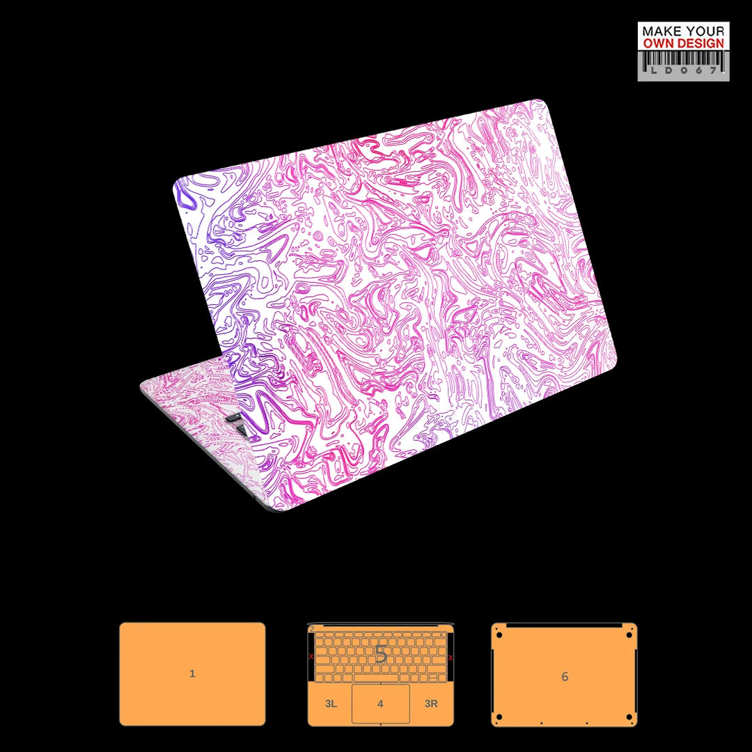 Colorful Skin Sticker for Macbook Air 13.3 M1 PRO 13.3 M2 2024 2025 Full Wray Sticker Skin Screen Protector