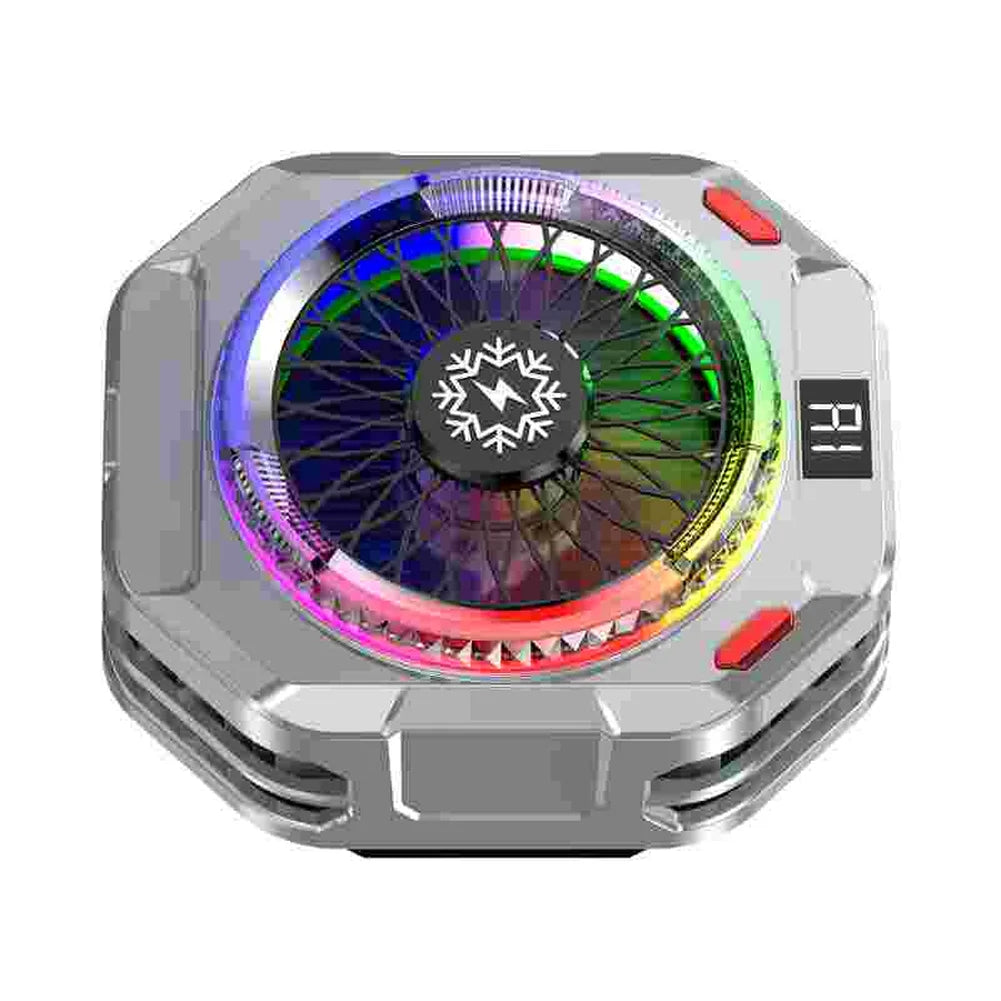 TH28-Pro Magnetic Phone Cooler Fast Heat Dissipator With Adjustable RGB Light 30W AI Cooling Phone Back Clip Radiator