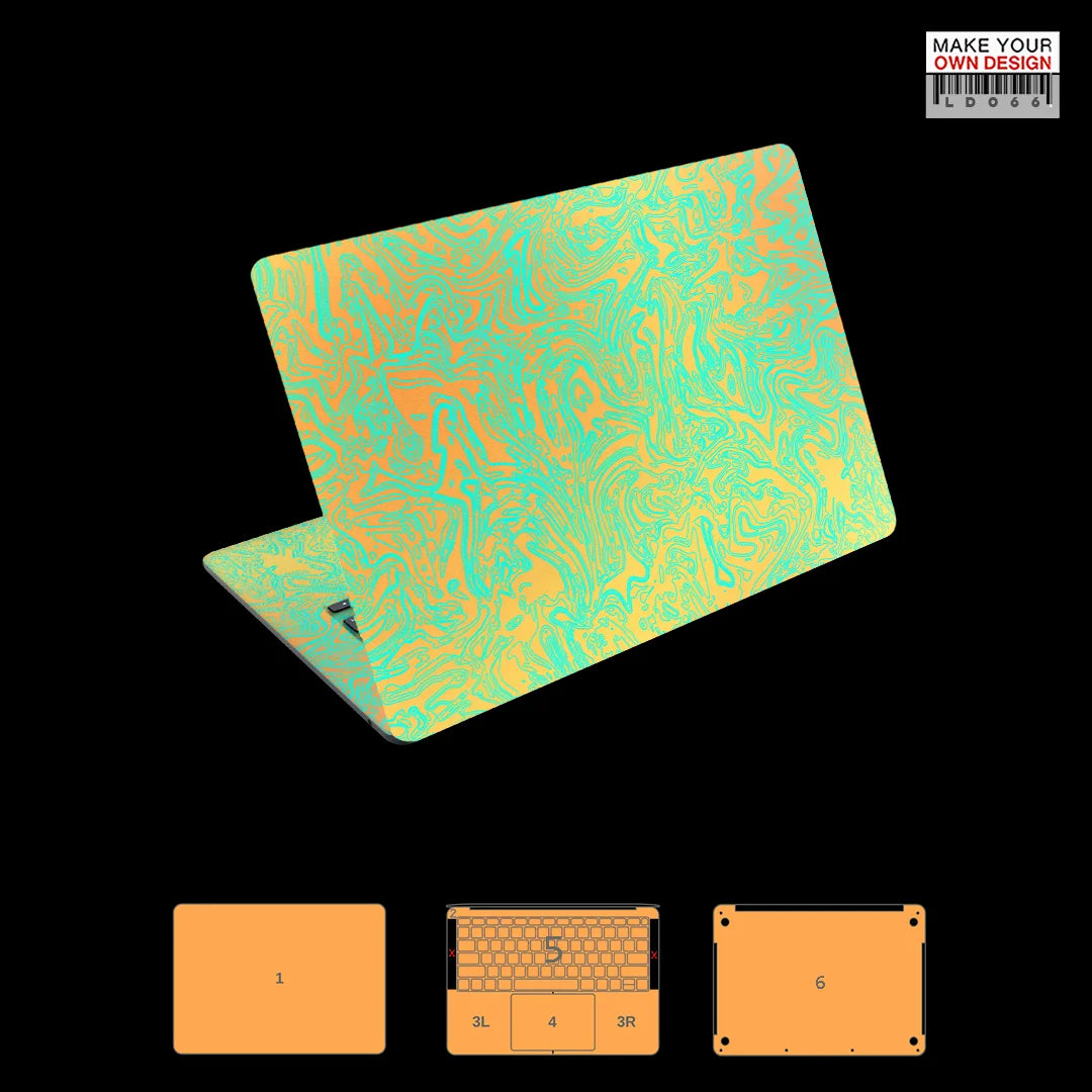 Colorful Skin Sticker for Macbook Air 13.3 M1 PRO 13.3 M2 2024 2025 Full Wray Sticker Skin Screen Protector