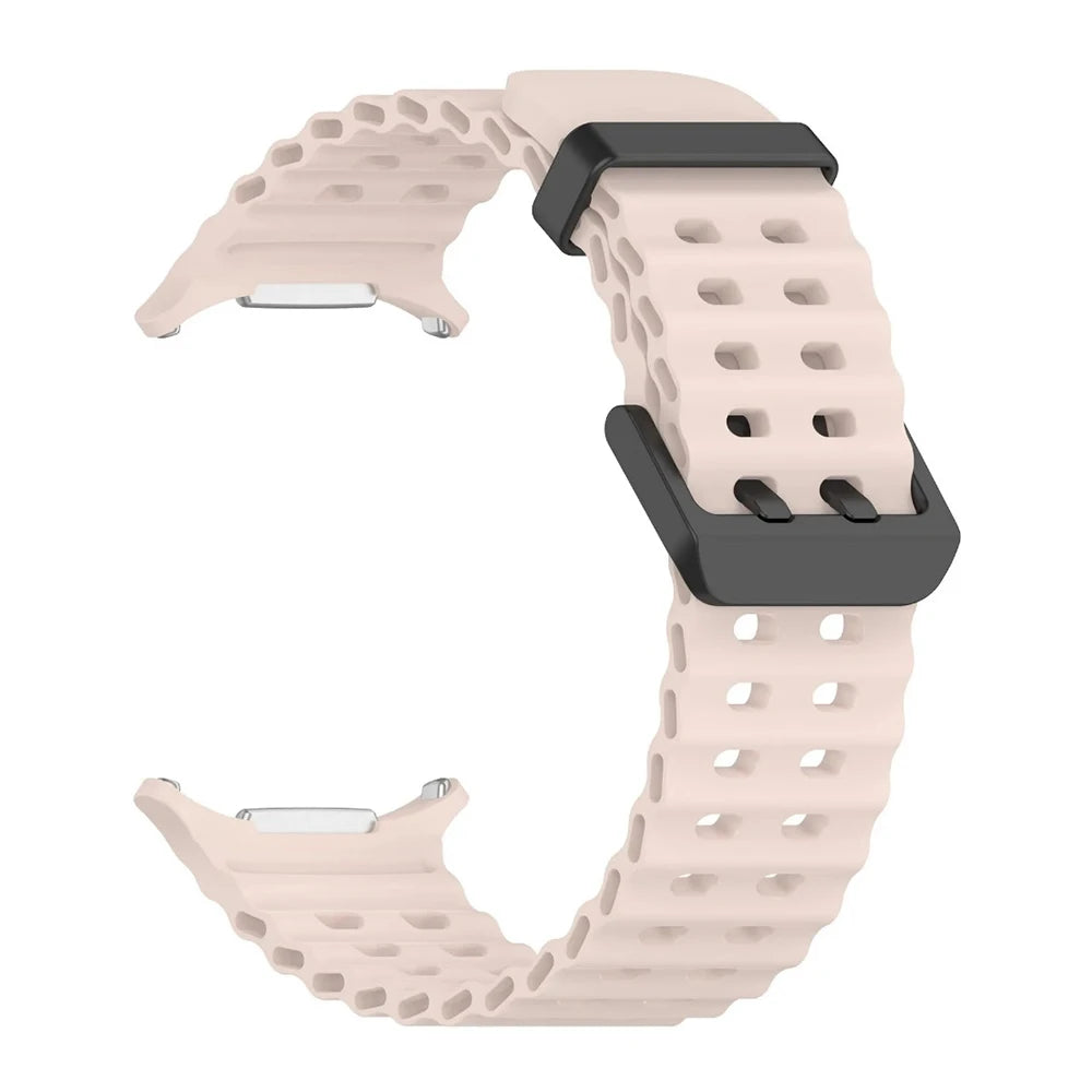 Soft Silicone Strap for Samsung Galaxy Watch 8 Ultra 2025 47mm Original Bracelet for Galaxy Watch Ultra 2-1 47mm Ocean Watchband