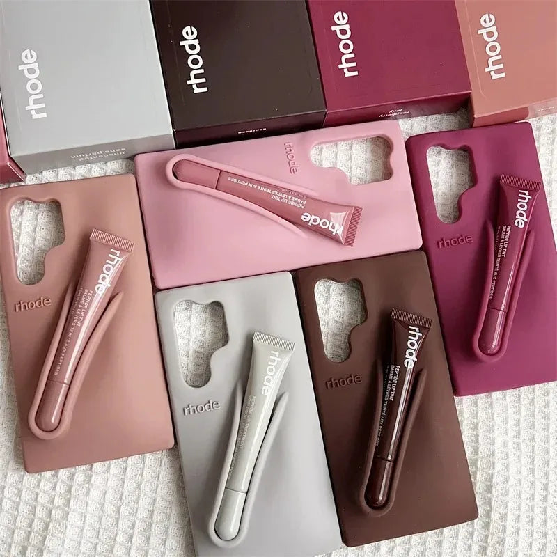 Makeup Brand Lemontini Dopamine Lip Gloss Case for Samsung Galaxy A56 A55 A54 A36 A35 A32 A25 A24 Lipstick Holder Phone Cover