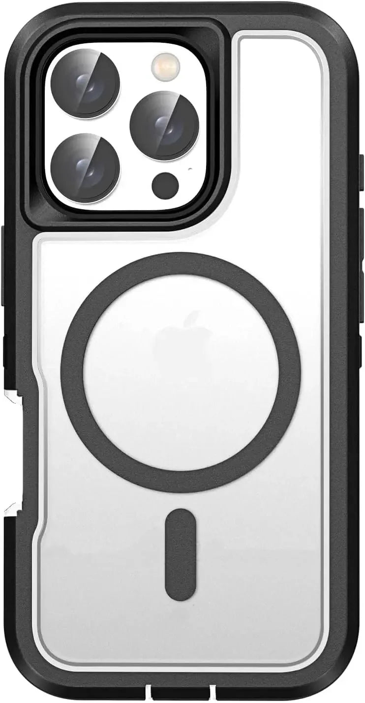 Luxury Ott Magnetic Armor Cases For iPhone 18 17 16 15 14 Plus 13 12 11 Pro Max Box Shockproof Charging Heavy Duty Protect Cover