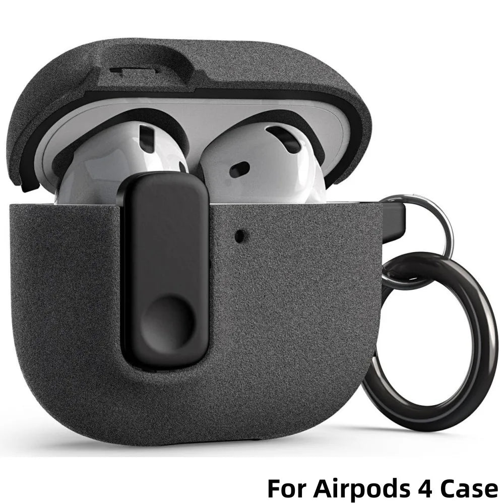 for AirPods 5/4/Pro 2 New Case with Safety Lock Earphone Accessories Full Body Protective Case Cover for AirPods 5/for AirPods 4