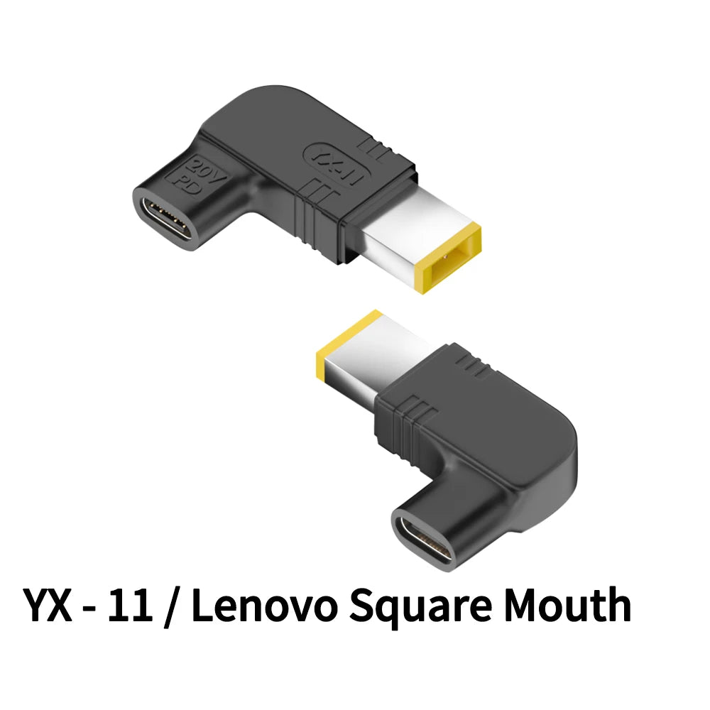 Laptop Power Adapter Connector Dc Plug USB Type C Female to Universal Male Jack Converter for Hp Dell Asus Acer Lenovo Notebook