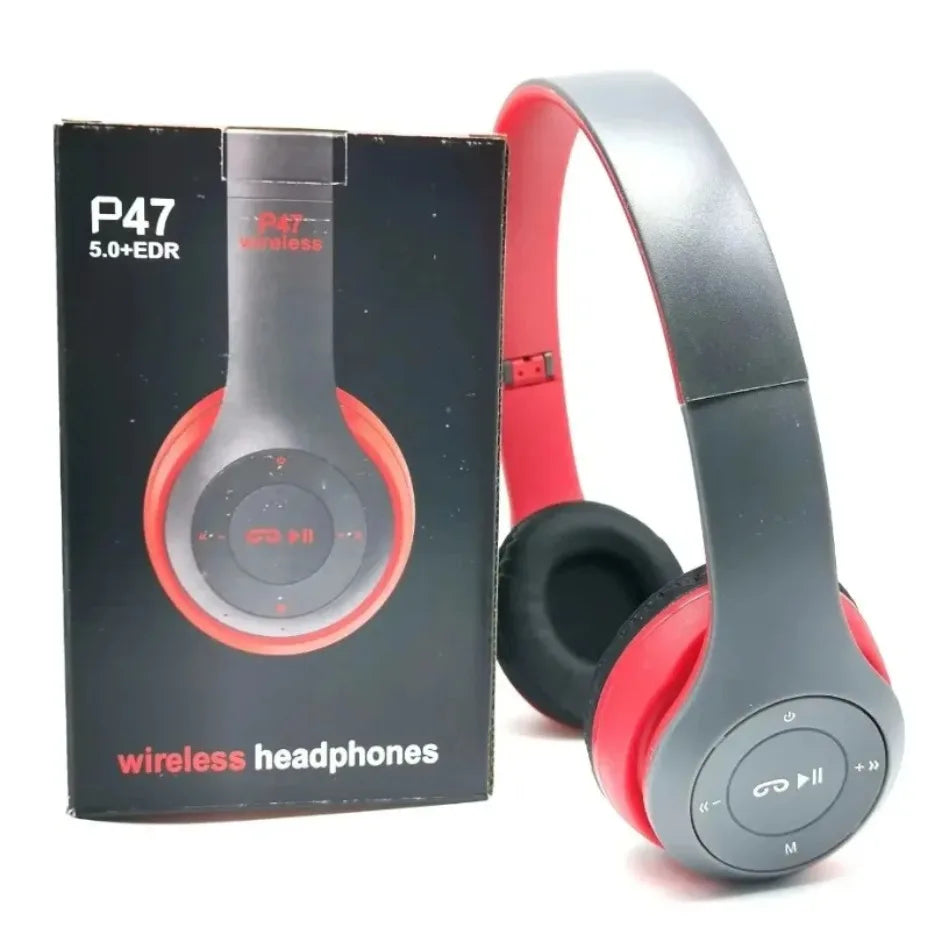 Bluetooth 5.0 Headphones Foldable Wireless Gaming Sports Headset HiFi Sound Over-ear for Huawei Xiaomi Apple Phone PC Tablet