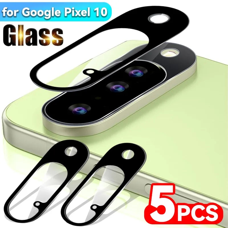 5-1PCS for Google Pixel 10 Pro XL HD Tempered Glass Camera Lens Protector Guard Film Anti-Scratch Hardness Lens Glass Protectors