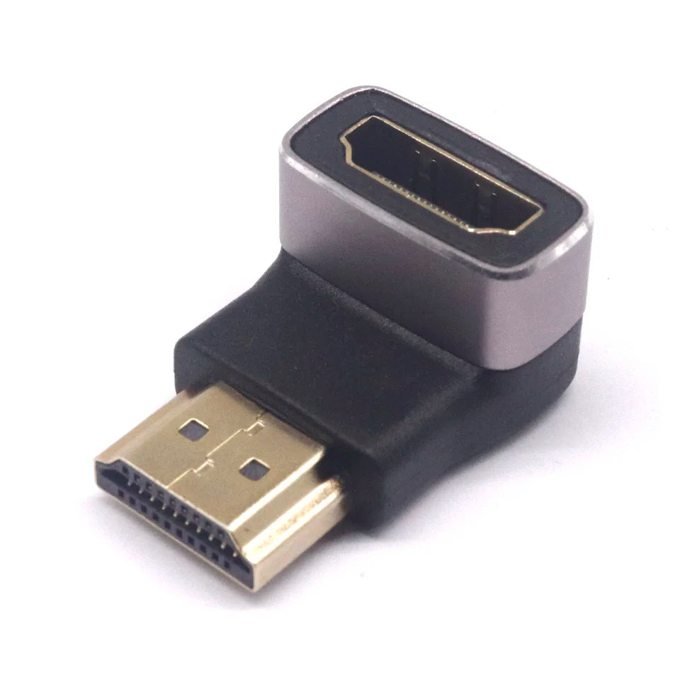 1/2pcs 8K 60HZ ultra high definition adapter HDMI2.1 male to female extension HDMI8K elbow 90 degree 270 degree adapter