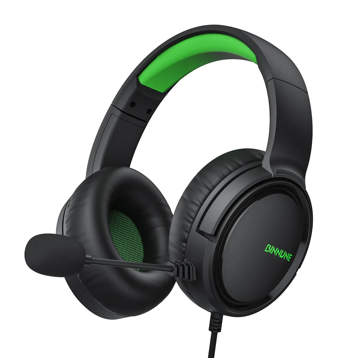 BINNUNE BG02 Wired Gaming Headphones with Mic for PS 4|5 Xbox1 Gaming Headset with Mic for PS4 PS5 Xbox Series X|S Xbox 1 PC NS