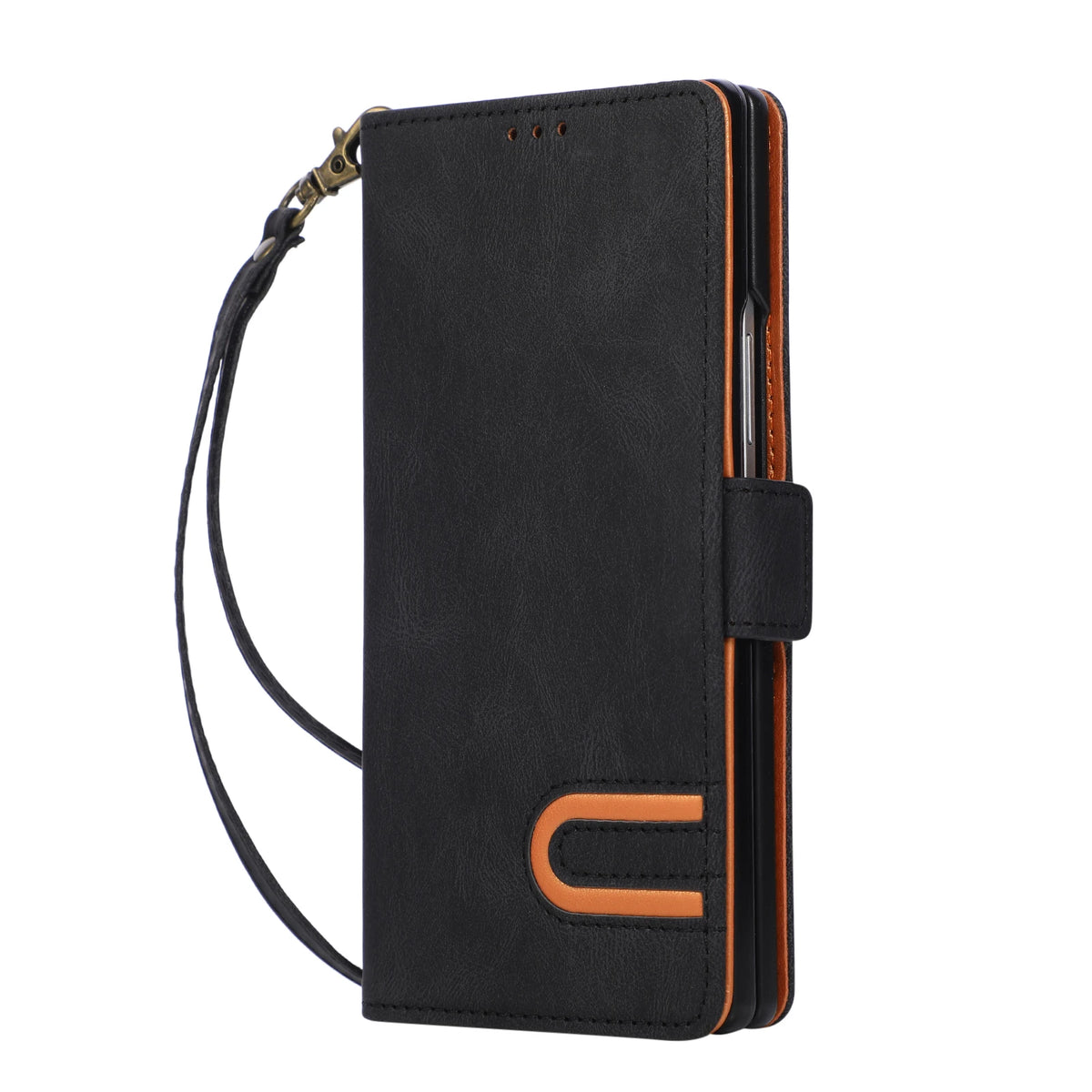 Retro Leather Flip Wallet Case for Samsung Galaxy Z Fold 8 Ultra 7 6 5 4 3 Fold8 Fold7 Fold6 Fold5 Card Holder Stand Phone Cover