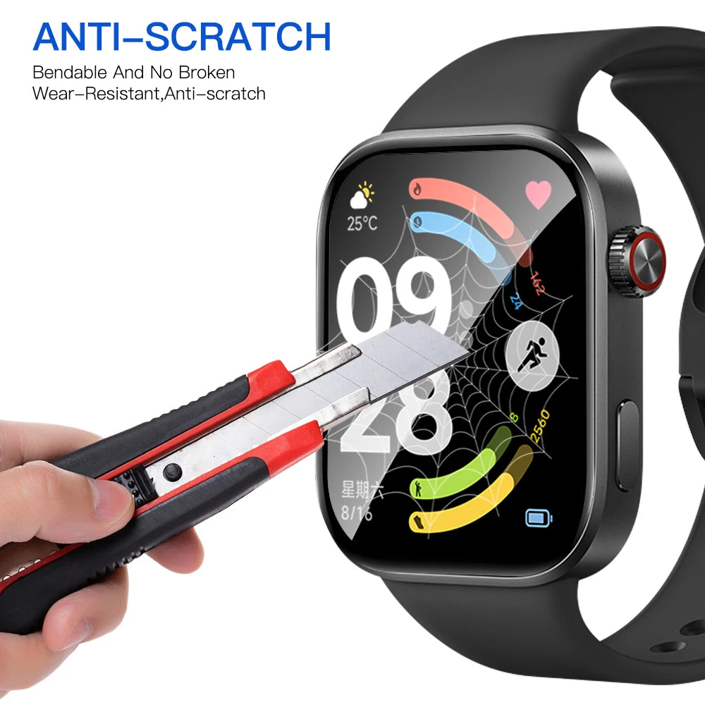 Screen Protector Film for Redmi Watch 6 - HD Clear Anti-Scratch Protective Film for Xiaomi Smartwatch
